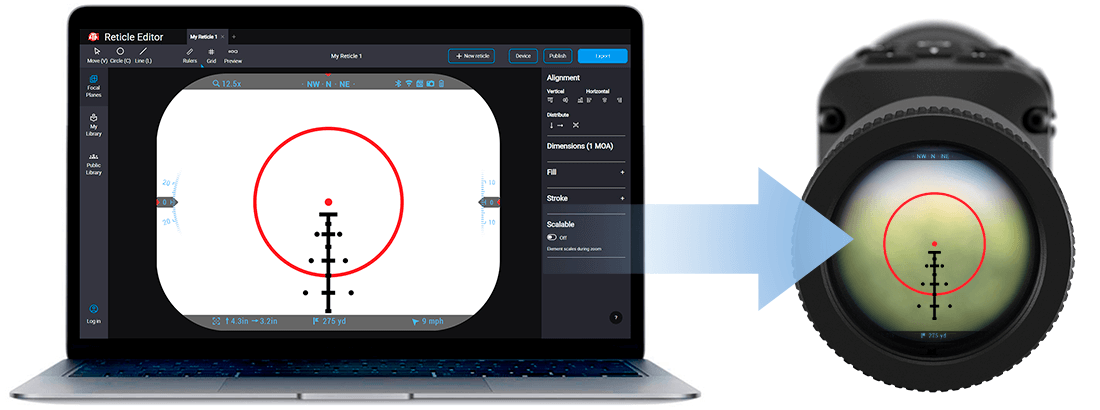 reticle editor